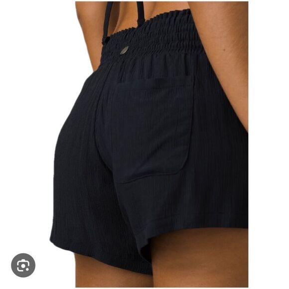 PrAna Fernie Shorts Black Pull On Sz XS NWT - Picture 3 of 13